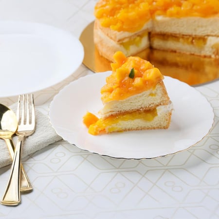 كيكة المانجو الصيفية - متجر ضيافات رتيل