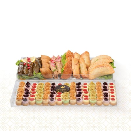 بكج تايني تشيز كيك و موالح منوعة  - متجر ضيافات رتيل