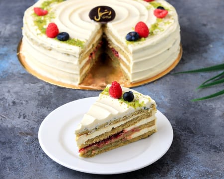 كيكة الفستق - متجر ضيافات رتيل