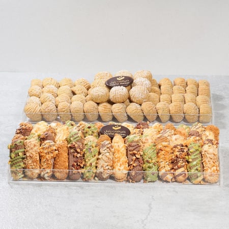 بكج صينية معمول و صينية بيتيفور - متجر ضيافات رتيل