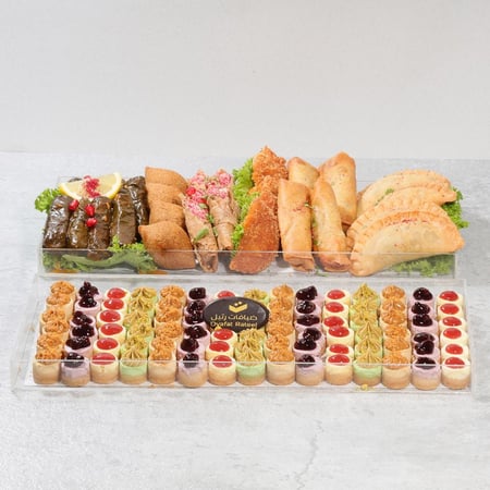 بكج تايني تشيز كيك و موالح منوعة  - متجر ضيافات رتيل