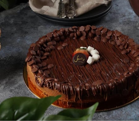 متجر ضيافات رتيل - كيكة الكوكيز - طبقة واحدة