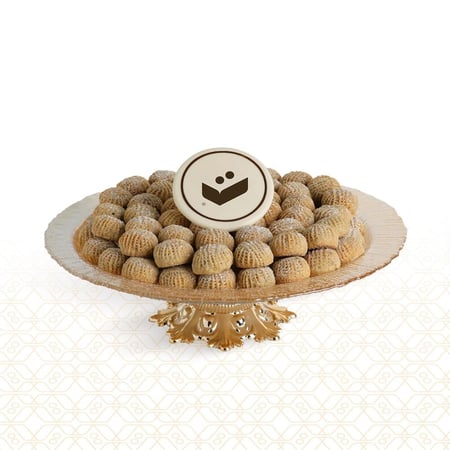 صينية زجاج معمول الحجازي - 1 كيلو - متجر ضيافات رتيل