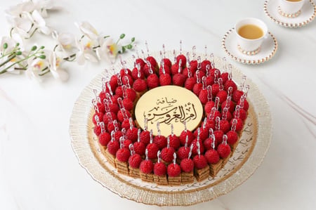 صينية زجاج كيكة العسل ميني - 90 قطعة  - متجر ضيافات رتيل