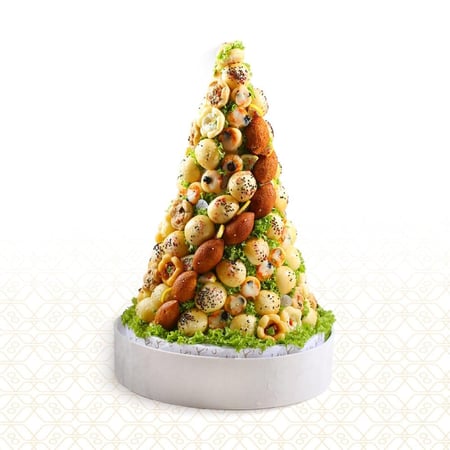 هرم معجنات - 105 قطعة - متجر ضيافات رتيل