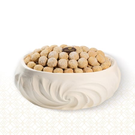 صينية اللؤلؤ بيضاوي معمول - متجر ضيافات رتيل