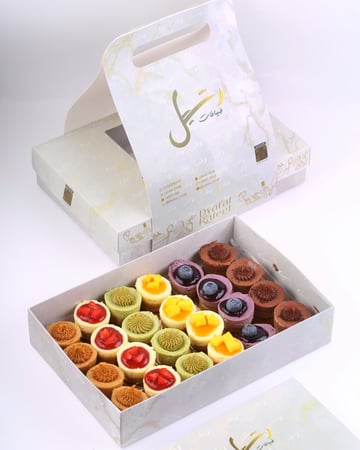 بوكس ميني  تشيز كيك 24 قطعة - متجر ضيافات رتيل