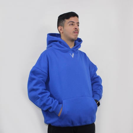 Blue oversize hoodie