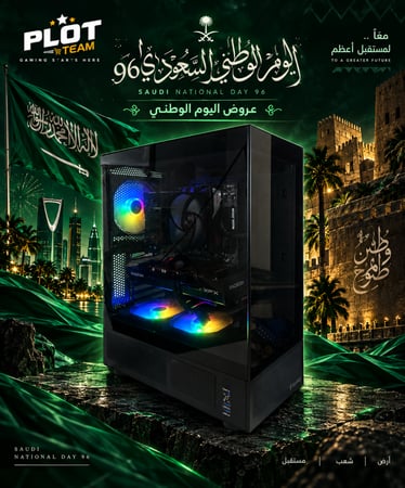 تجميعة قيمنق RX 7600 + 5 7600X + RAM DDR5 32