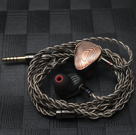 TANGZU Xuanwu Gate 10mm 1 Dynamic Driver 4 Balance Armature 2 Sonion EST IN EAR MONITORS Multi-Drive Wired Earphones Hifi IEM