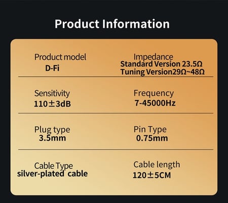 KZ D-Fi - مستويات متعددة للبيس -النسخة بدون مايك IEM