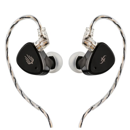 SIMGOT EM6L 1DD + 4BA Hybrid Driver In-ear Monitor HiFi IEM Earphone with Detachable OFC Silver Cable for Musician Audiophile