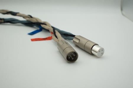 Model : Tone Braid - X / XLR Balanced Cable - OCC sterling silver + OCC Copper + OFHC + OFC - Audio Cable / DAC AMP / Custom