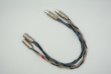 Model : Tone Braid - X / XLR Balanced Cable - OCC sterling silver + OCC Copper + OFHC + OFC - Audio Cable / DAC AMP / Custom