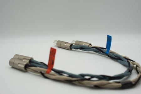 Model : Tone Braid - X / XLR Balanced Cable - OCC sterling silver + OCC Copper + OFHC + OFC - Audio Cable / DAC AMP / Custom