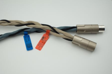Model : Tone Braid - X / XLR Balanced Cable - OCC sterling silver + OCC Copper + OFHC + OFC - Audio Cable / DAC AMP / Custom