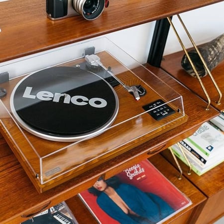 Lenco LS-55WA Turntable with Bluetooth and MP3 Encoding
