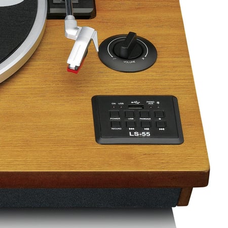 Lenco LS-55WA Turntable with Bluetooth and MP3 Encoding