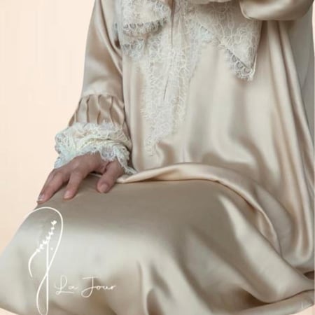 شرشف صلاة سستة قطن ستان دانتيل عدة ألوان (حبة واحدة)