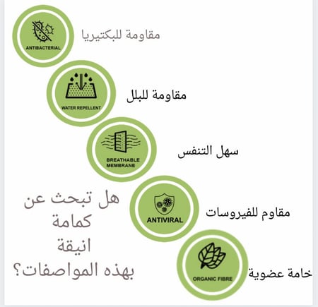 كمامة سادة بفلتر موديل 1 (حبة)