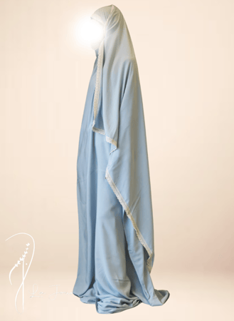 شرشف صلاة مربع مثل الملاية اللف أخضر باستيل