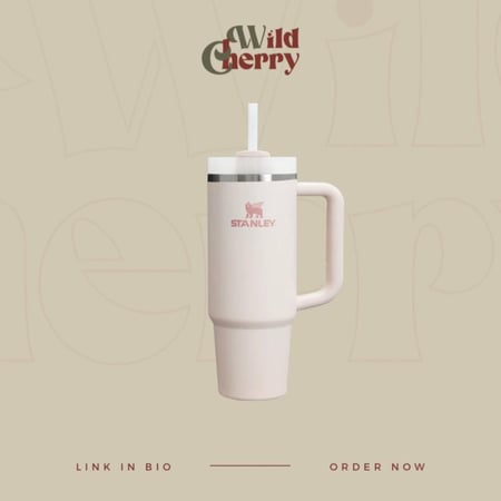 Stanley cup - Rose Quartz  2.0  | 40 oz