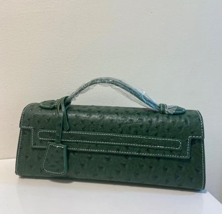 Ostrich Bag - أخضر