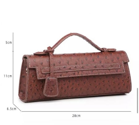 Ostrich Bag - أخضر