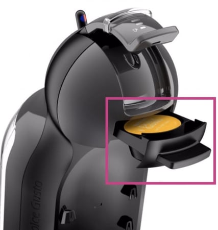 درج الكبسولة ميني مي دولتشي قوستو اسود   MS-623495