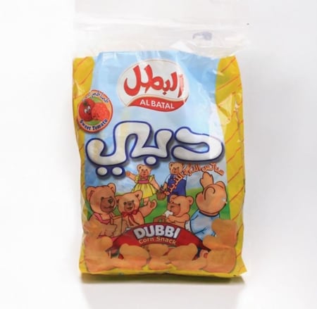 بطاطس البطل بنكهة الطماطم دبي كيس
