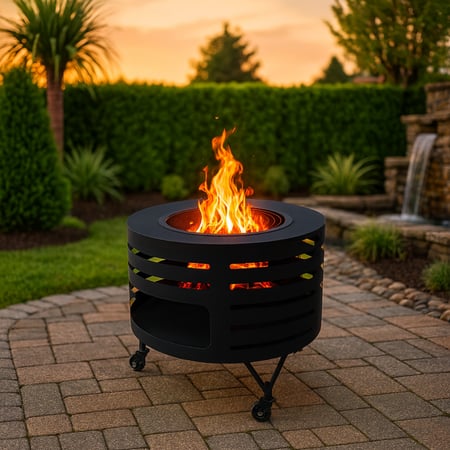 منقل شوي خارجي لون اسود tl *winter