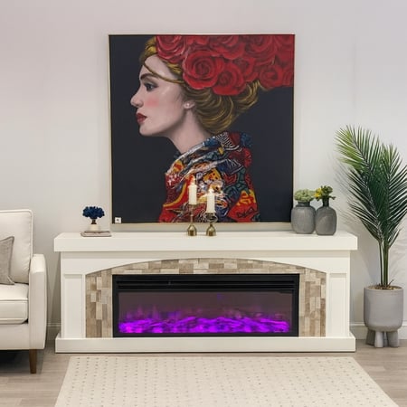 طاولة شاشة مع دفاية *winter