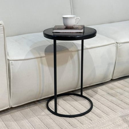 طاولة خدمة خشب سنديان أسود