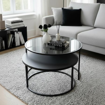 طاولات دائريه متداخله