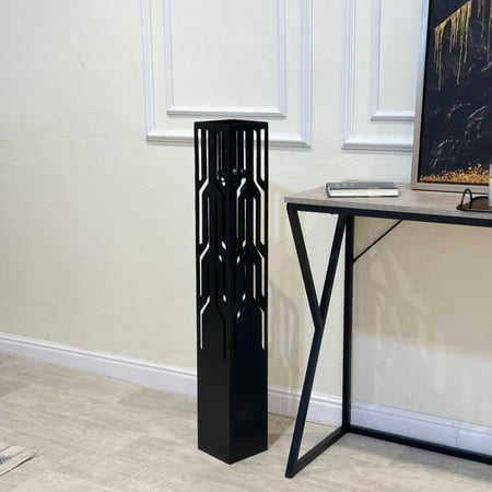 مبخرة استقبال حديد ليزر لون أسود - متعددة الألوان tl