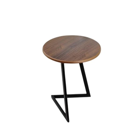 طاولة خدمة مفرد جانبية لون بني