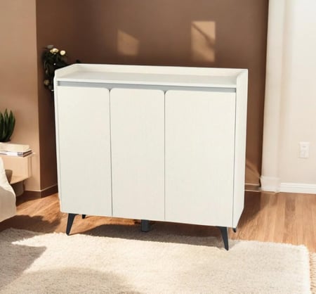 دولاب أحذية 3ابواب بيج 100سم