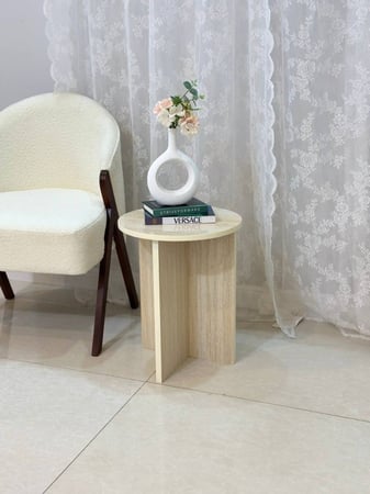 طاولة جانبية بديل الرخام