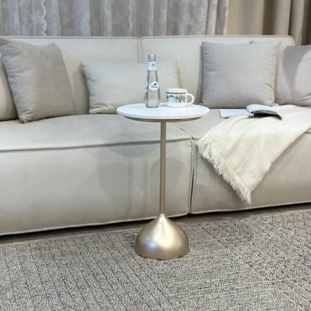 طاولة خدمة بسطح رخام