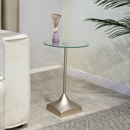 طاولة خدمة شمباني زجاج شفاف (NR)