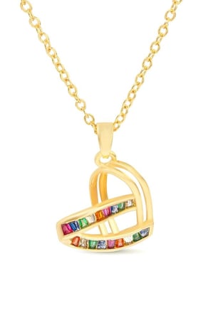 طقم  اطفال بديل الذهب المرصع بالأحجار الملونة