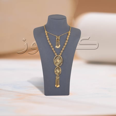 طقم شبك القلوب بديل الذهب