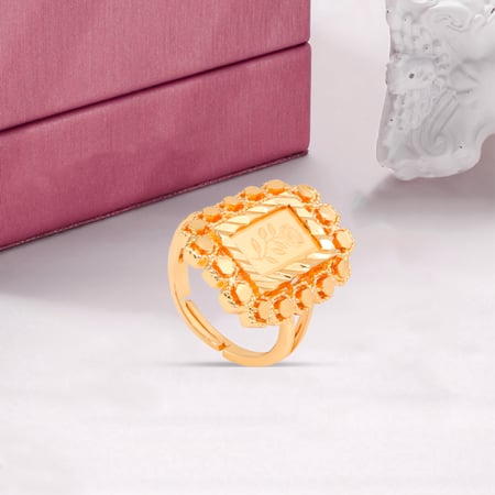 خاتم بديل الذهب تاج الوردة