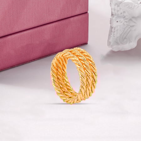 خاتم بديل الذهب حبال الفخامة