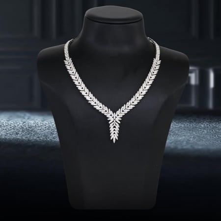 طقم بديل الذهب أوراق الألماس