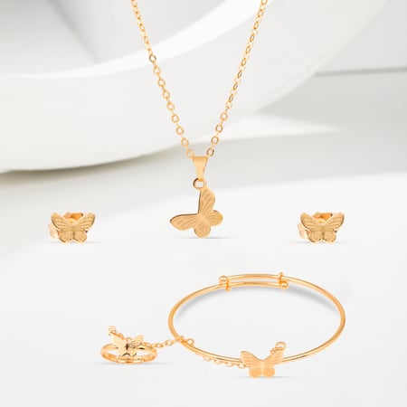 طقم اطفال بديل الذهب فراشه