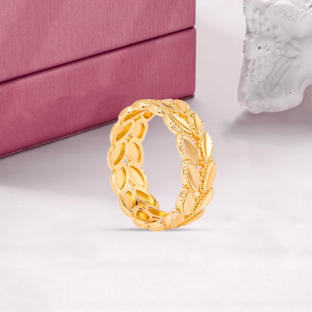 دبلة بديل الذهب ورقة الشجر