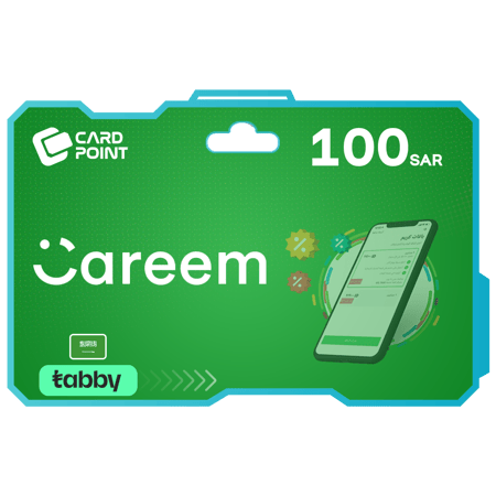 بطاقة شحن كريم 100 ريال للعملاء