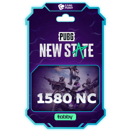 بطاقة شحن ببجي نيو ستيت - 1580NC