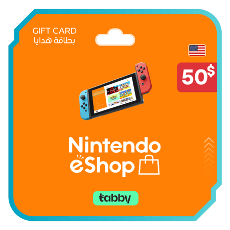 بطاقة نينتيندو 50 دولار امريكي
